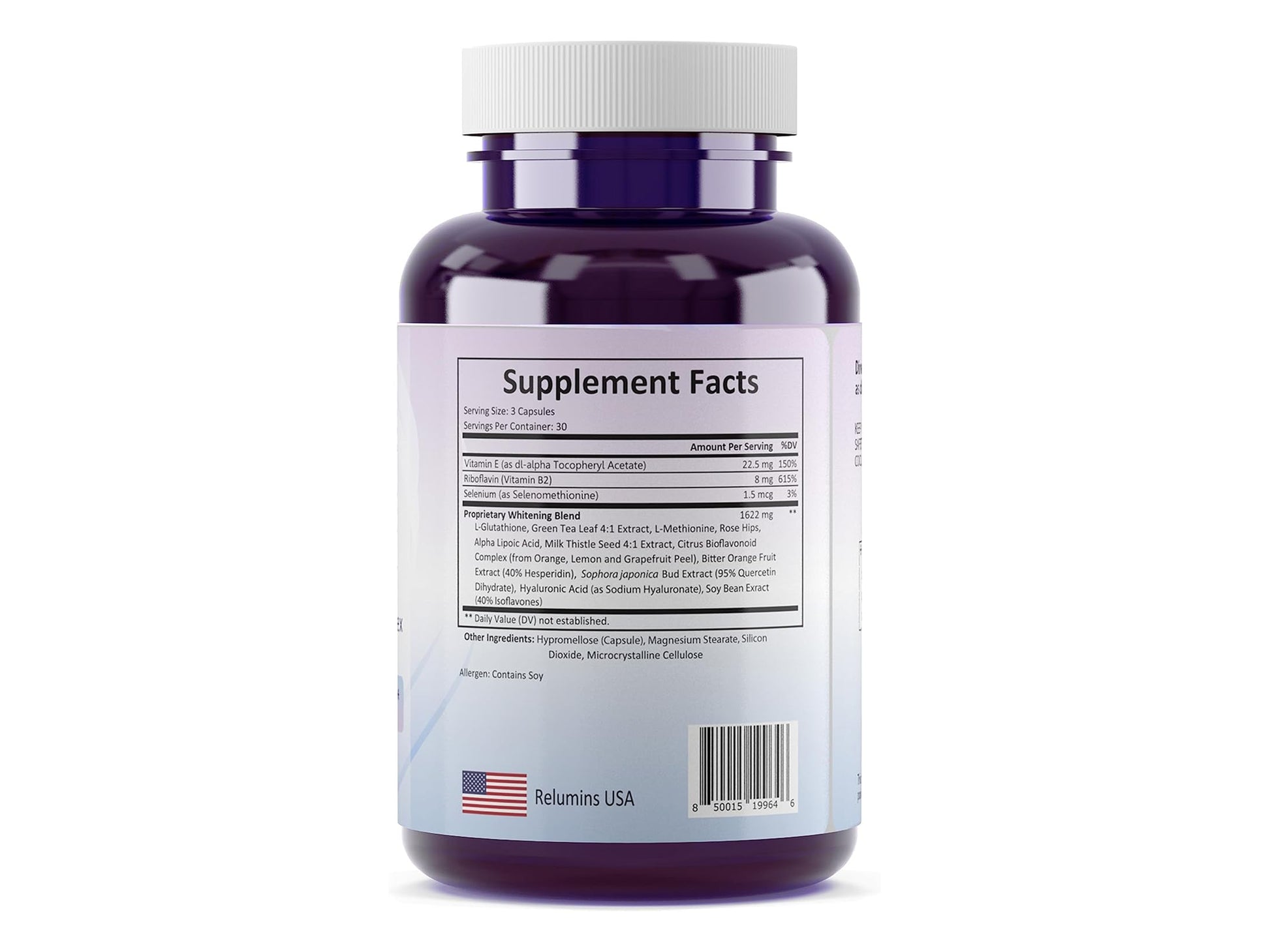 Relumins Advance White 1650mg Glutathione Complex with Hyaluronic Acid 90 Capsules in Sri Lanka