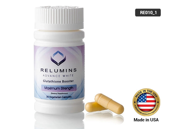 Relumins Advance White Glutathione Booster - Max Strength 30 Veg Capsules