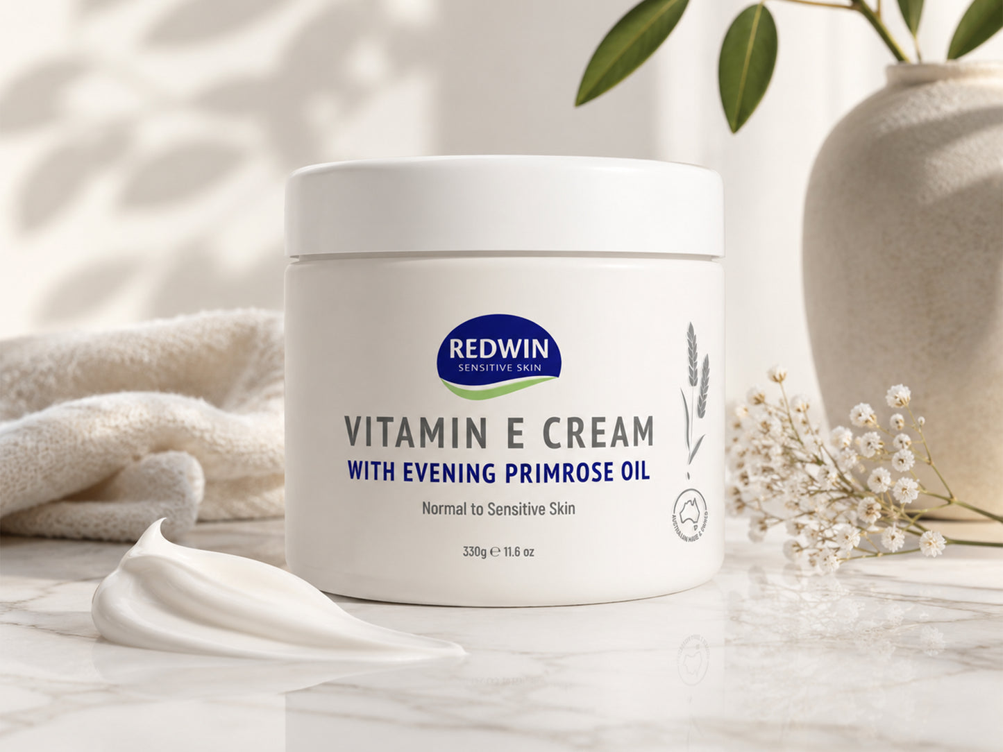 Redwin Vitamin E Cream With Evening Primrose Oil 330g