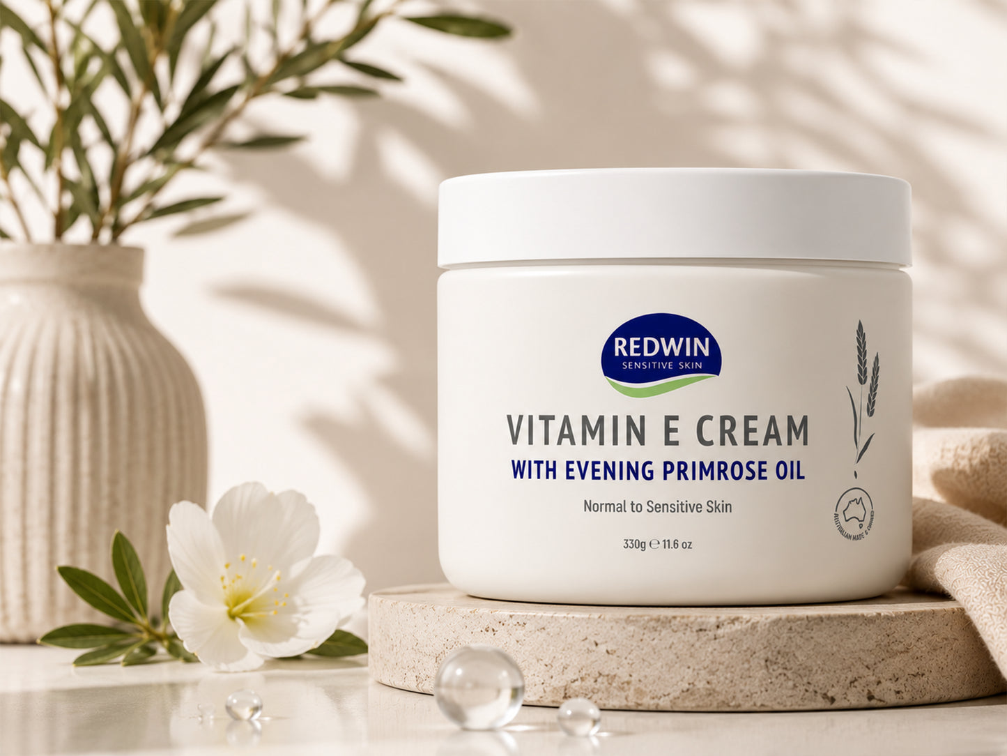 Redwin Vitamin E Cream With Evening Primrose Oil 330g
