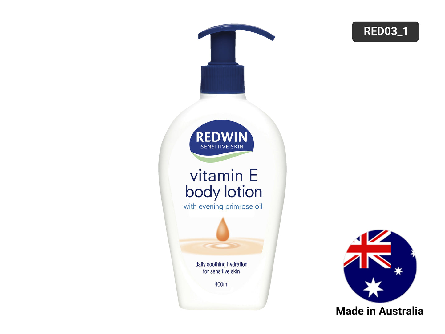 Redwin Body Lotion with Vitamin E and EPO 400ml