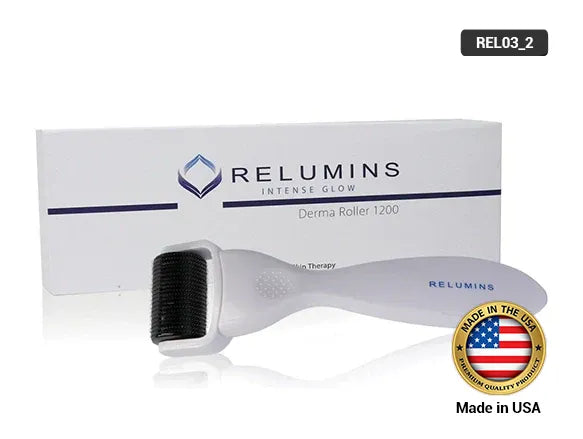 Relumins Intense Glow Derma Roller Titanium 1200 Needles - USA in Sri Lanka