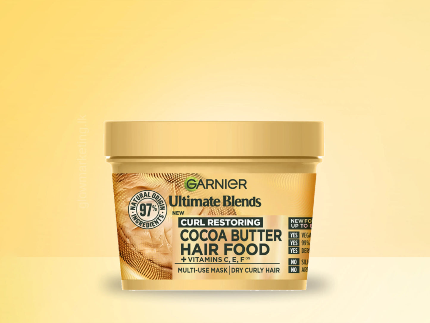 Garnier Ultimate Blends Cocoa Butter 3 in 1 Hair Mask 390ml in Sri Lanka