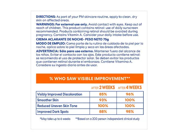 Palmers Skin Success Anti-Dark Spot Fade Night Cream 75g in Sri Lanka