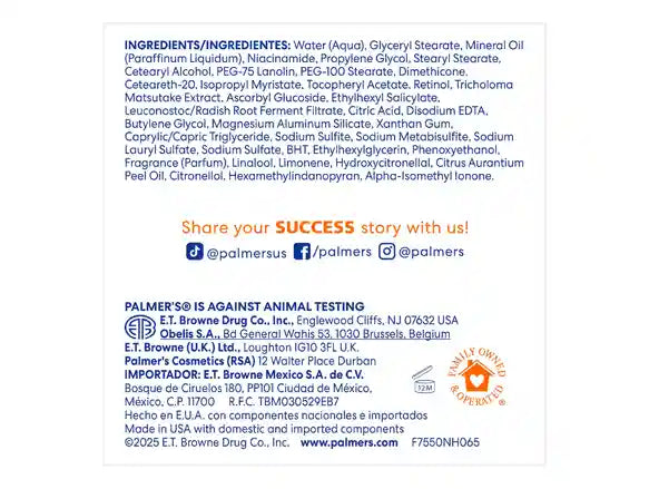 Palmers Skin Success Face Cream for All Skin Types 75g in Sri Lanka