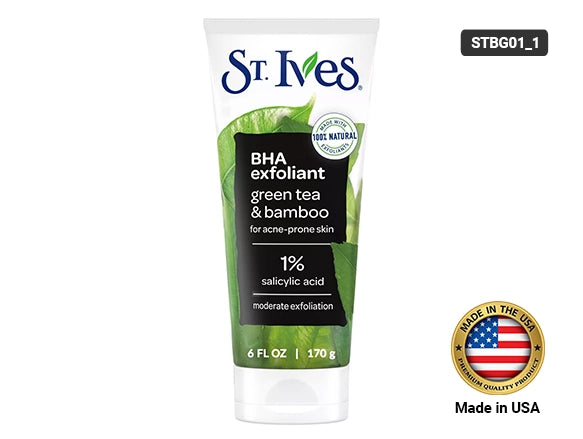 ST.Ives BHA Exfoliant Green Tea and Bamboo 1% Salicylic Acid 170ml - USA - 077043358023