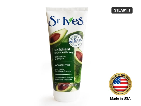 ST.Ives Exfoliant Avocado and Honey for Balanced to Dry Skin - 170g - USA - 077043003473