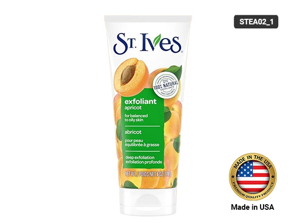 ST.Ives Exfoliante Apricot for Balanced to Oily Skin 170ml - USA - 077043103609
