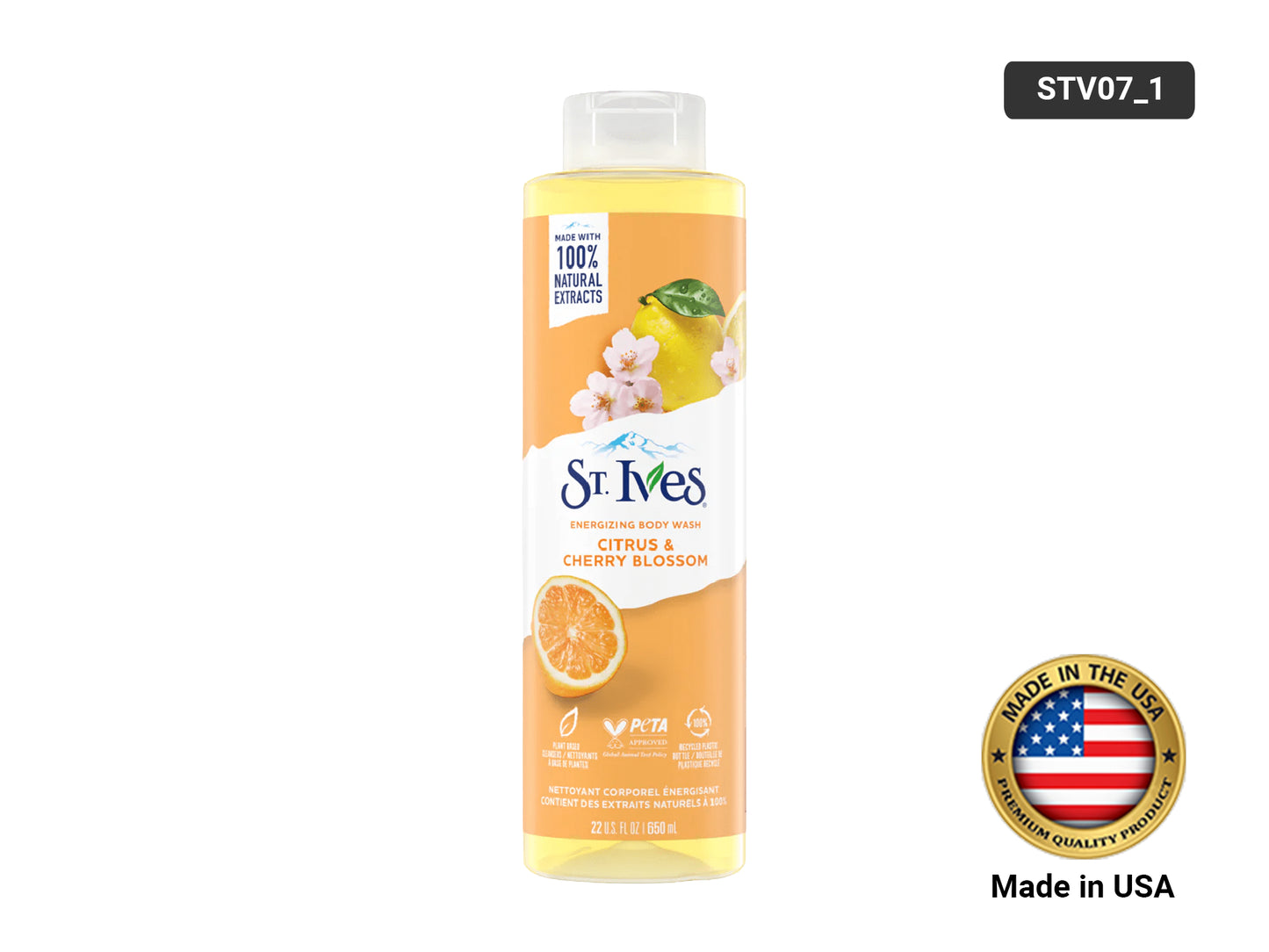 St. Ives Citrus Cherry Blossom Energizing Body Wash 650ml in Sri Lanka