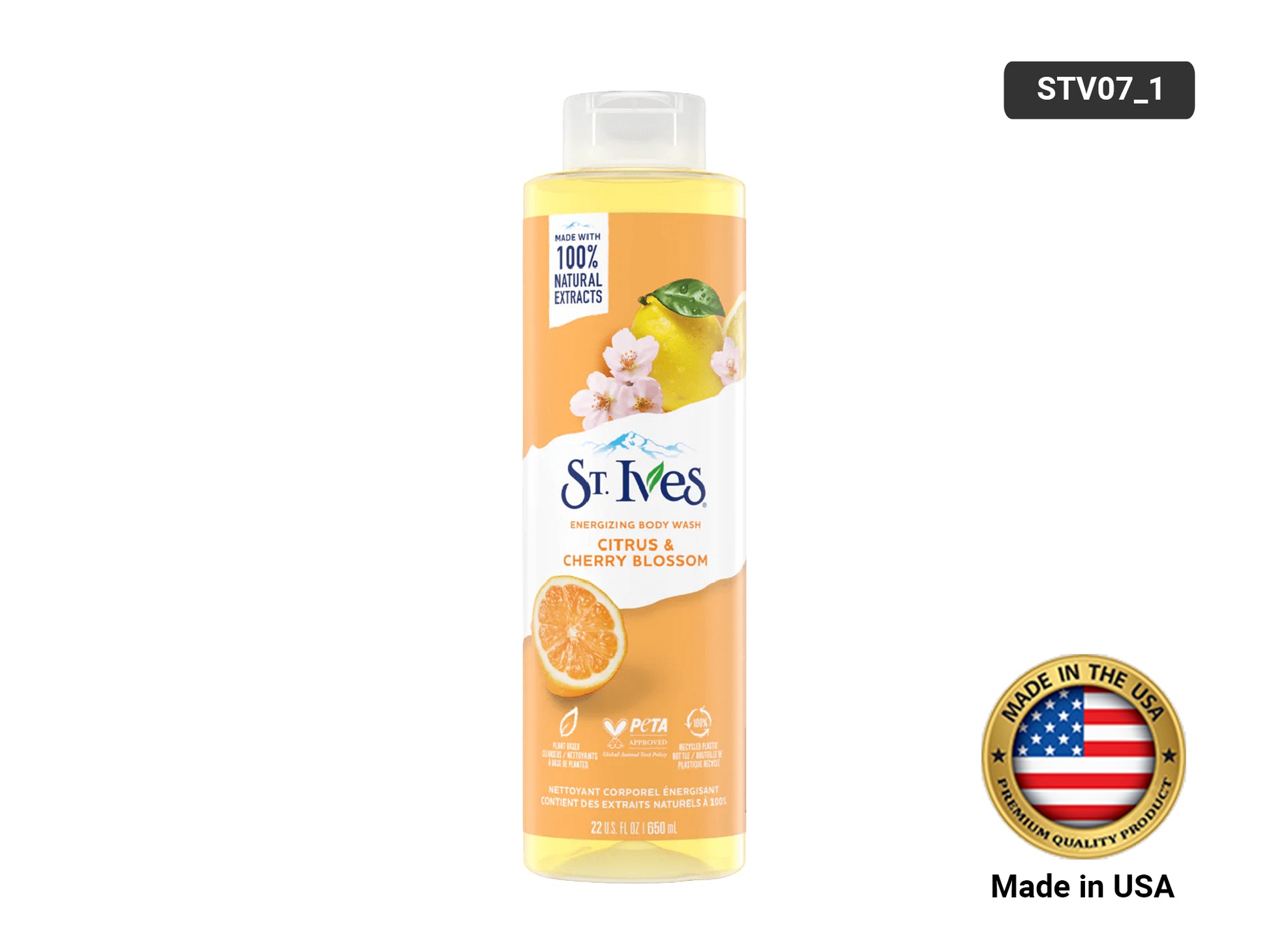 St. Ives Citrus Cherry Blossom Energizing Body Wash 650ml in Sri Lanka