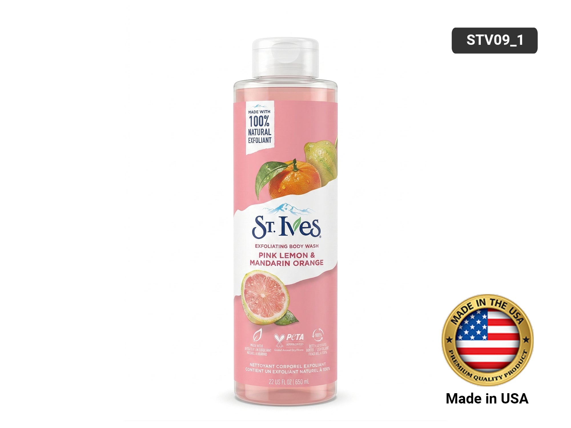 St. Ives Exfoliating Body Wash Pink Lemon Mandarin Orange 650ml in Sri Lanka