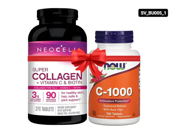 Neocell Super Collagen + Vitamin C & Biotin & Now Vitamin C-1000 Bundle - SV_BU005_1 in Sri Lanka