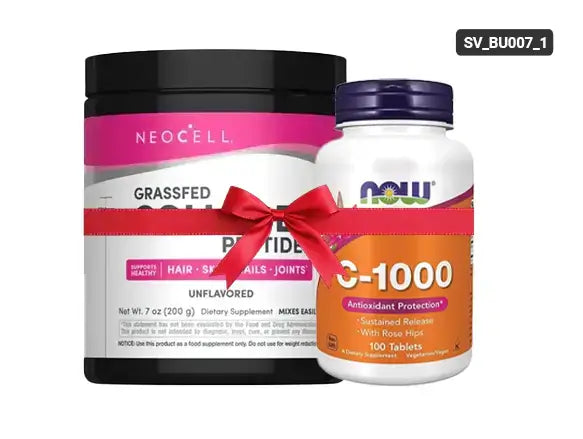 Neocell Super Collagen 200g + Now Vitamin C-1000 Bundle - SV_BU007_1 in Sri Lanka
