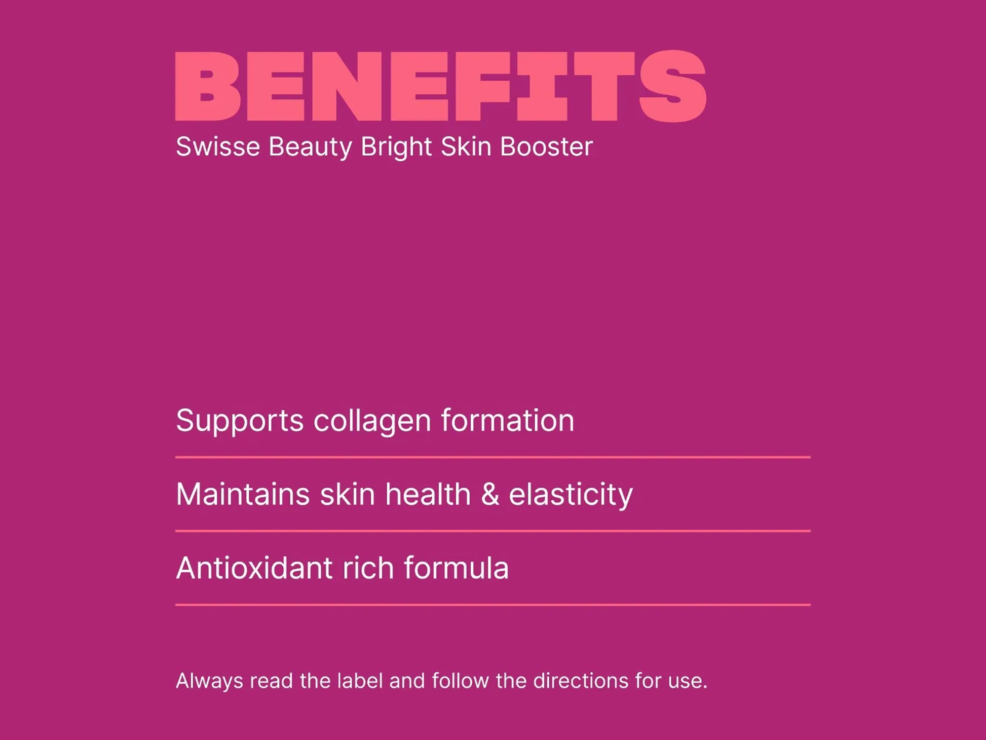 Swisse Beauty Bright Skin Booster 60 Capsules in Sri Lanka