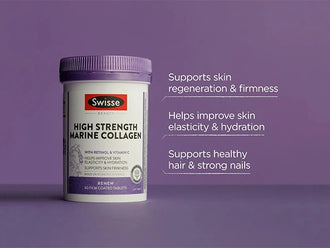 Swisse Beauty High Strength Marine Collagen with Retinol Vitamin C 60 Tablets in Sri Lanka