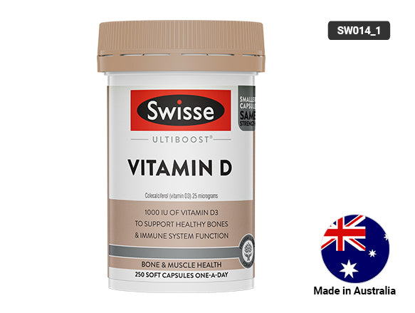 Swisse Ultiboost Vitamin D 250 Capsules