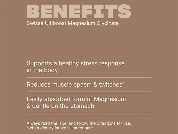 Swisse UltiBoost Magnesium Glycinate 60 Tablets