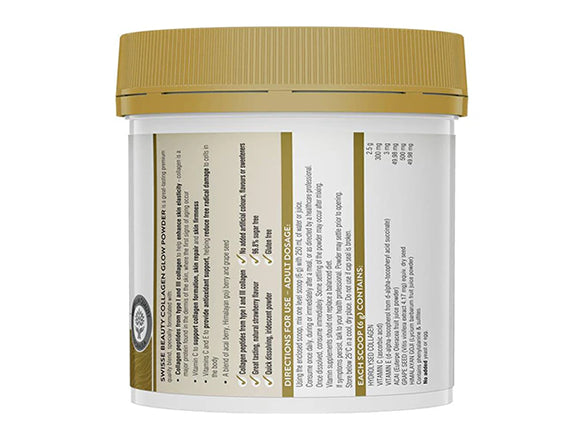Swisse Beauty Collagen Glow Powder With Vitamin C 240g