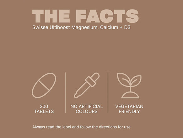 Swisse Ultiboost Magnesium, Calcium + D3 200 Tablets in Sri Lanka