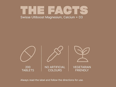 Swisse Ultiboost Magnesium, Calcium + D3 200 Tablets in Sri Lanka