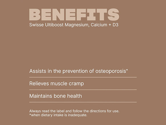 Swisse Ultiboost Magnesium, Calcium + D3 200 Tablets in Sri Lanka