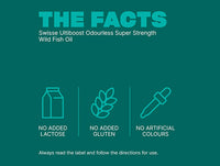 Swisse Ultiboost Odourless Super Strength Wild Fish Oil 2000mg 300 Capsules