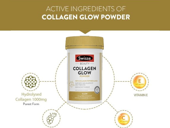 Swisse Beauty Collagen Glow Powder With Vitamin C 120g