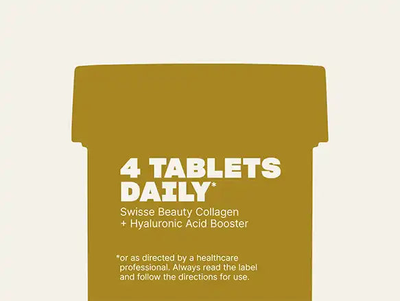 Swisse Beauty Collagen + Hyaluronic Acid Booster 80 Tablets
