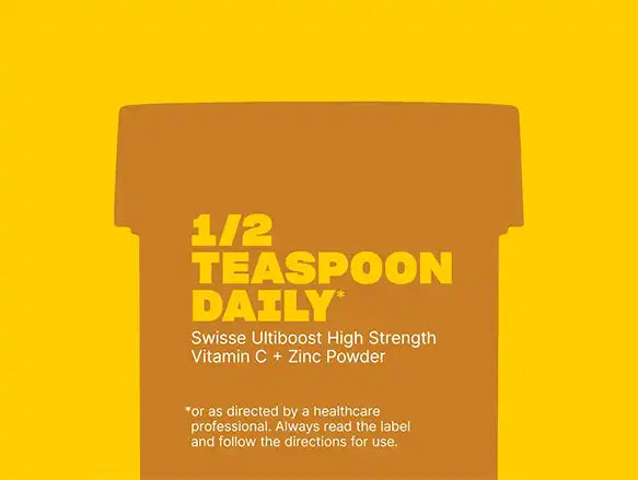 Swisse Ultiboost High Strength Vitamin C + Zinc 150g Powder Orange