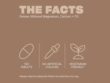 Swisse Ultiboost Magnesium, Calcium + D3 120 Tablets in Sri Lanka
