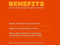 Swisse Ultiboost High Strength Vitamin B12 120 Tablets in Sri Lanka