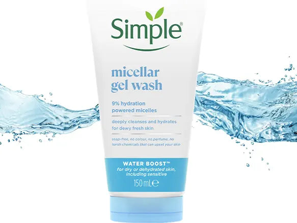 Simple Water Boost Micellar Gel Facial Wash 150ml - POLAND in Sri Lanka