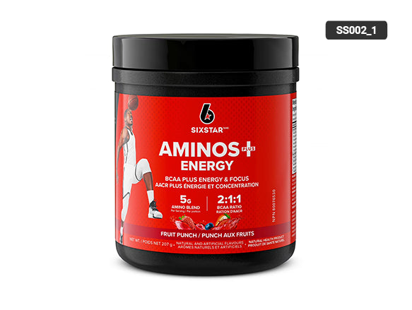 Six Star Aminos Plus Energy Fruit Punch 207g in Sri Lanka 