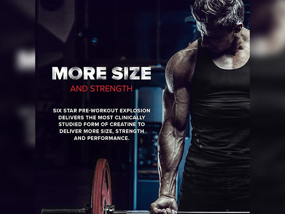 Six Star Pre-Workout Explosion Blue Raspberry 212g - CANADA in Sri Lanka