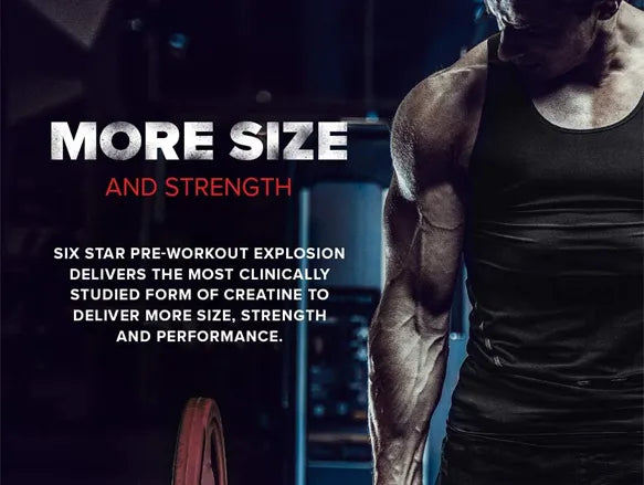 Six Star Pre-Workout Explosion Blue Raspberry 424g - CANADA in Sri Lanka