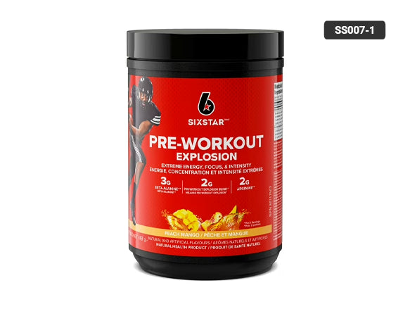 Six Star Pre-Workout Explosion Peach Mango 418g in Sri Lanka 