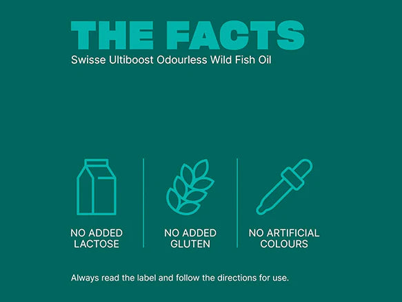 Swisse Ultiboost Odourless Wild Fish Oil 1000mg 500 Capsules in Sri Lanka