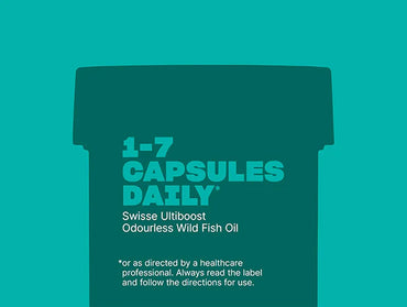 Swisse Ultiboost Odourless Wild Fish Oil 1000mg 500 Capsules in Sri Lanka