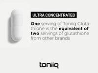 toniiq ultra high strength glutathione capsules Toniiq Glutathione