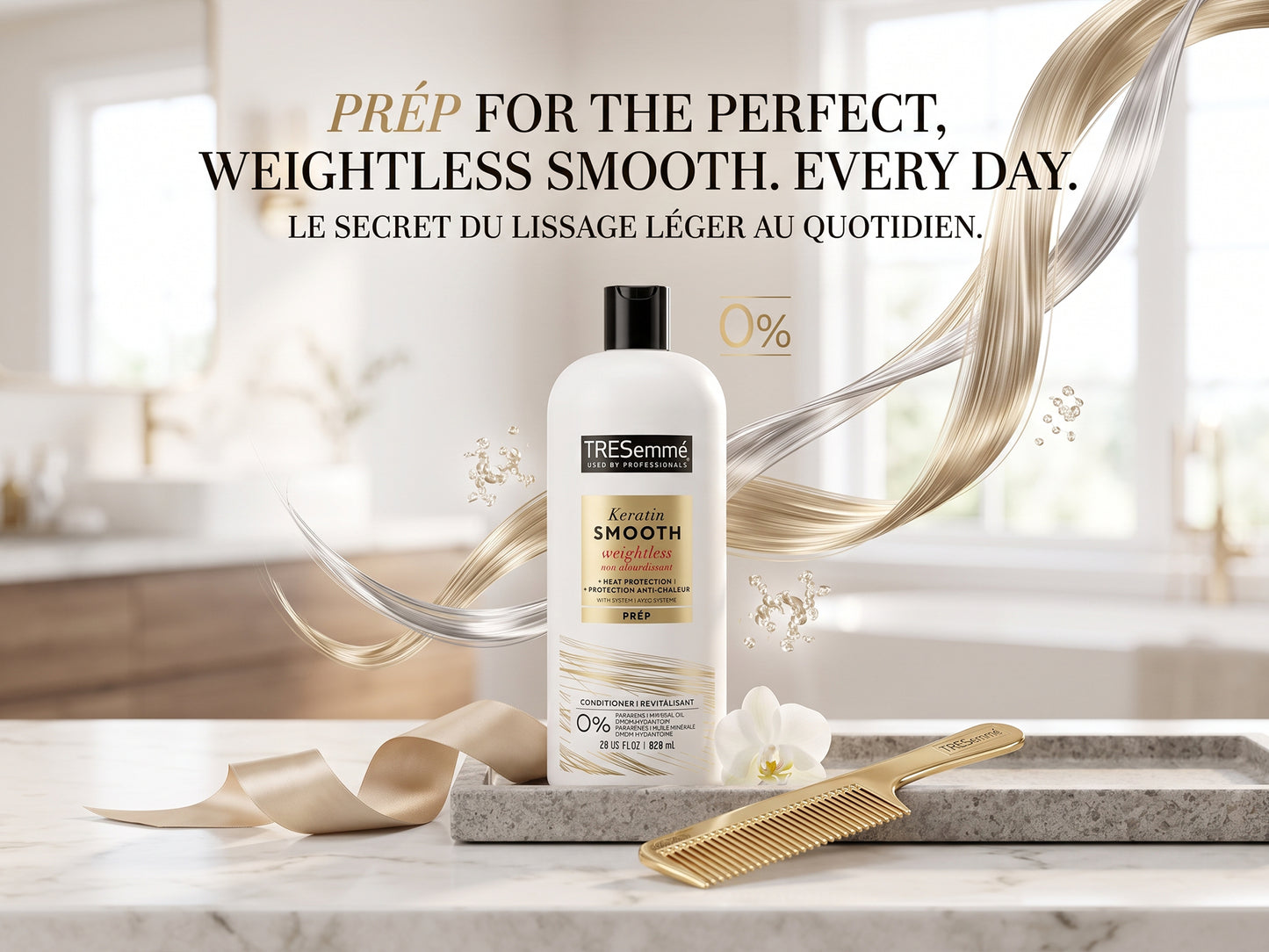 Tresemme Lot Keratin Smooth Weightless Conditioner 828ml