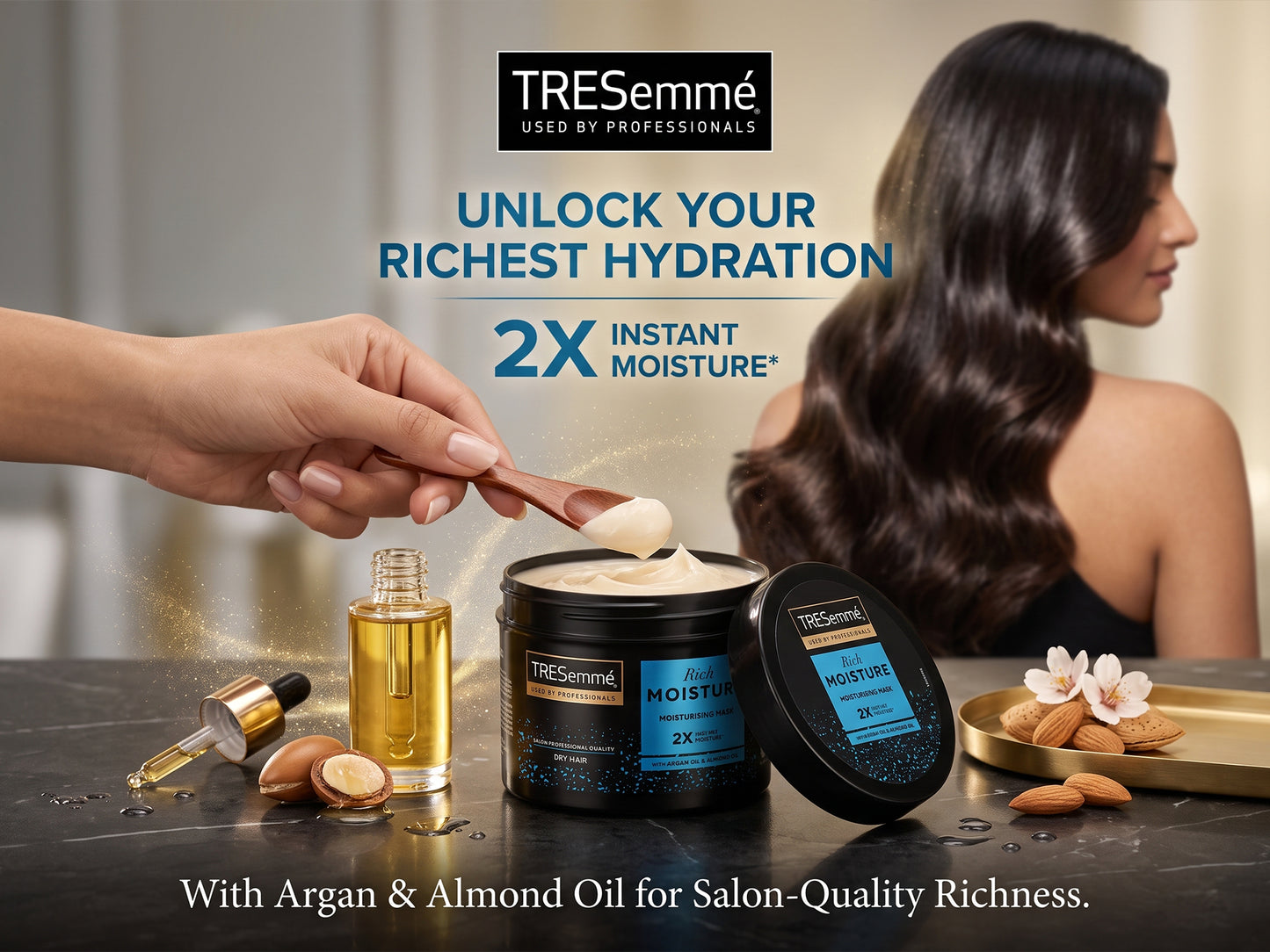 Tresemme Rich Moisture 2X Instant Moisturizing Mask 440ml