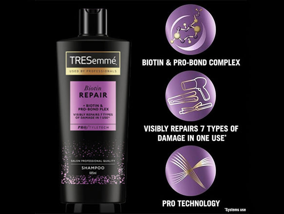 TRESemme Biotin Repair Shampoo with Biotin & Pro-Bond Plex 400ml - POLAND in Sri Lanka