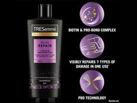 TRESemme Biotin Repair Shampoo with Biotin & Pro-Bond Plex 400ml - POLAND in Sri Lanka