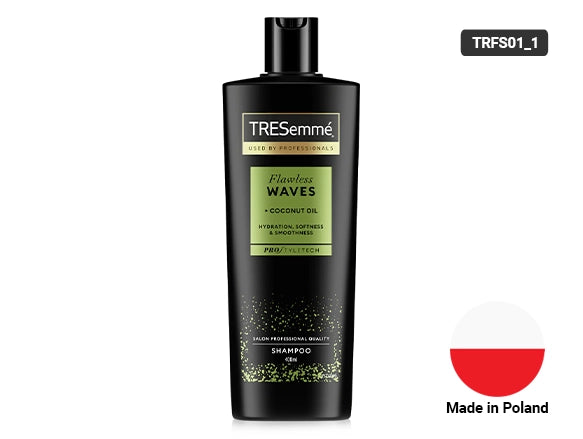 Tresemme Flawless Waves Hydration Softness and Smoothness Shampoo 400ml – POLAND – 8720181446818 in Sri Lanka