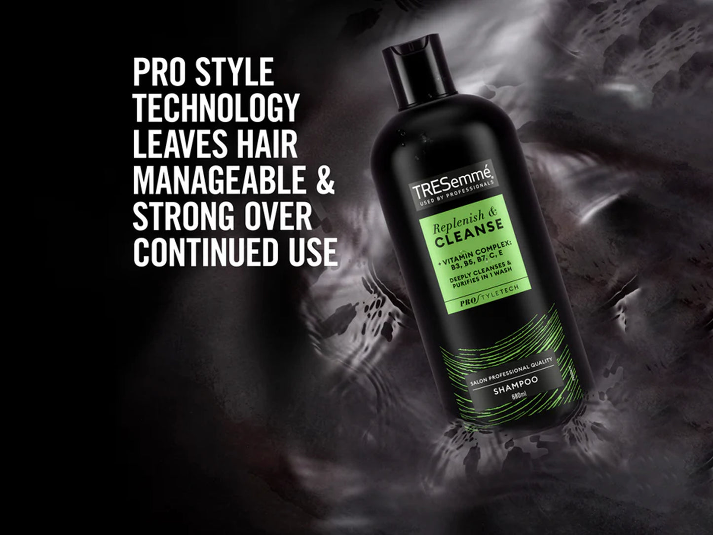 Tresemme Replenish Cleanse Shampoo 680ml