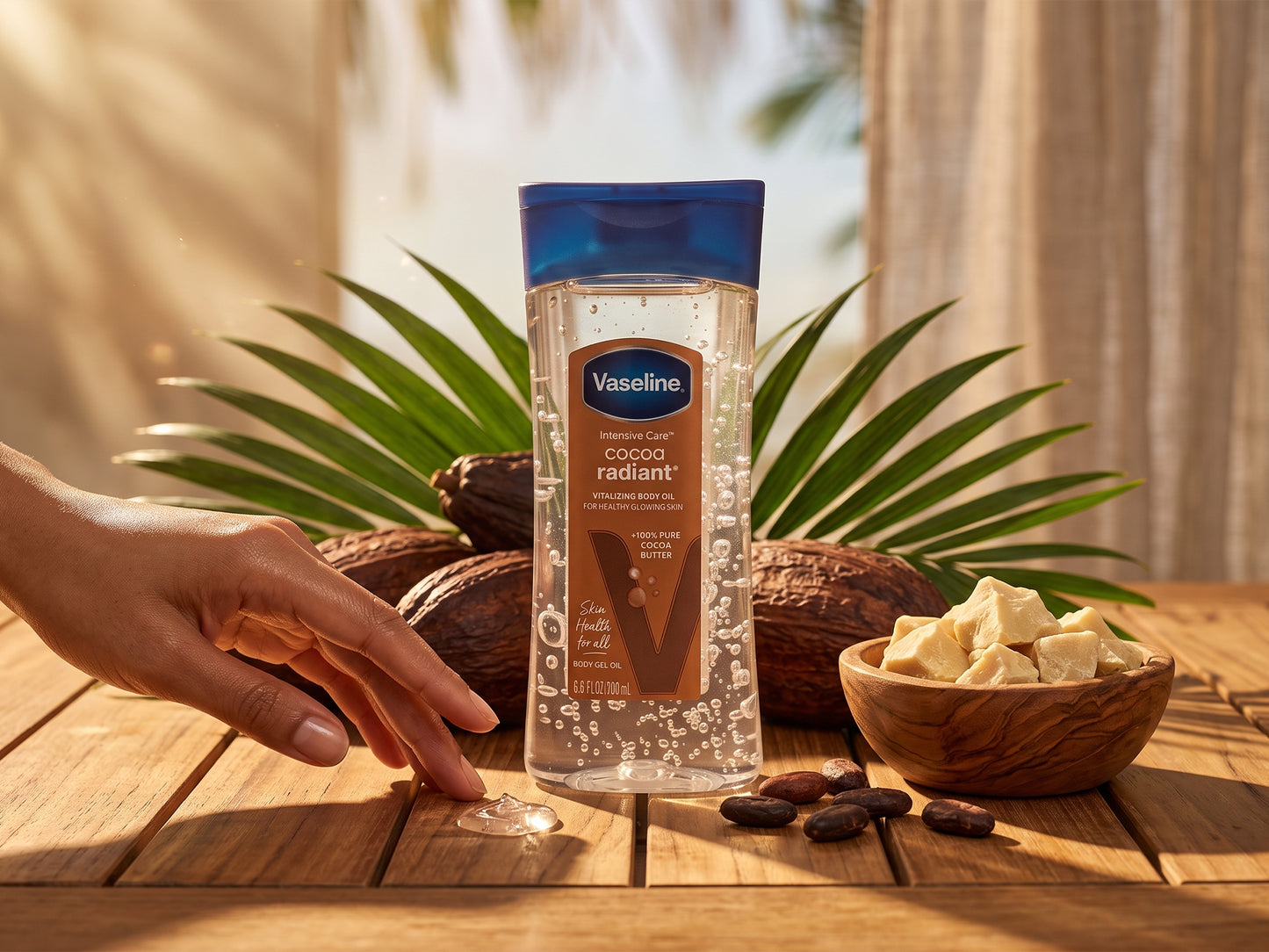 Vaseline Intensive Care Cocoa Radiant Body Oil 200ml