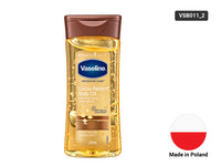Vaseline Intensive Care Cocoa Radiant Body Oil 200ml gel oil with cocoa butter - front view