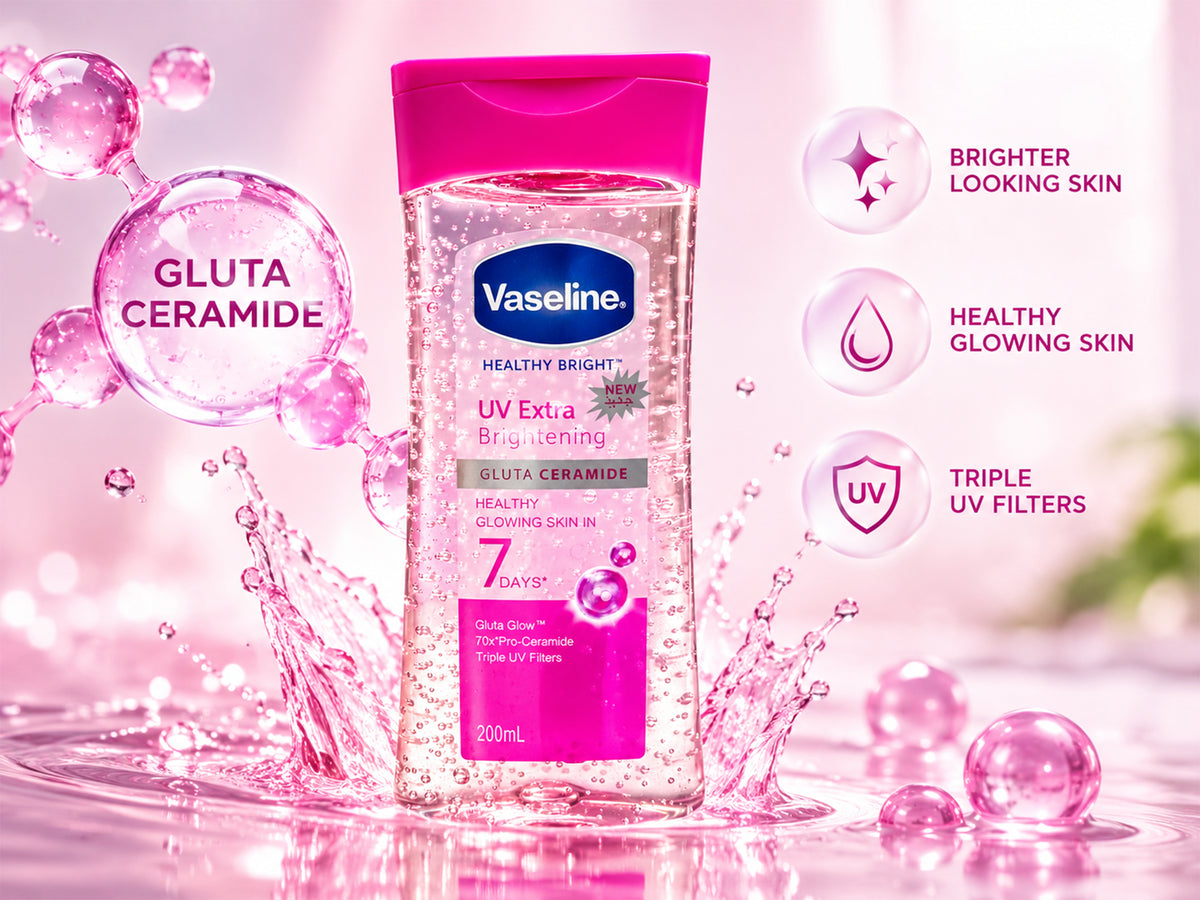 Vaseline Healthy Bright Glowing Skin Body Oil Gel 200ml