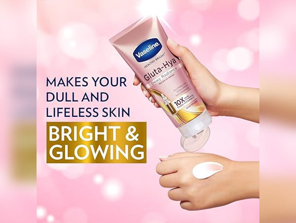 Vaseline Healthy Bright Gluta-Hya Serum Burst Lotion Dewy Radiance 300ml - THAILAND - 8851932427722 in Sri Lanka 