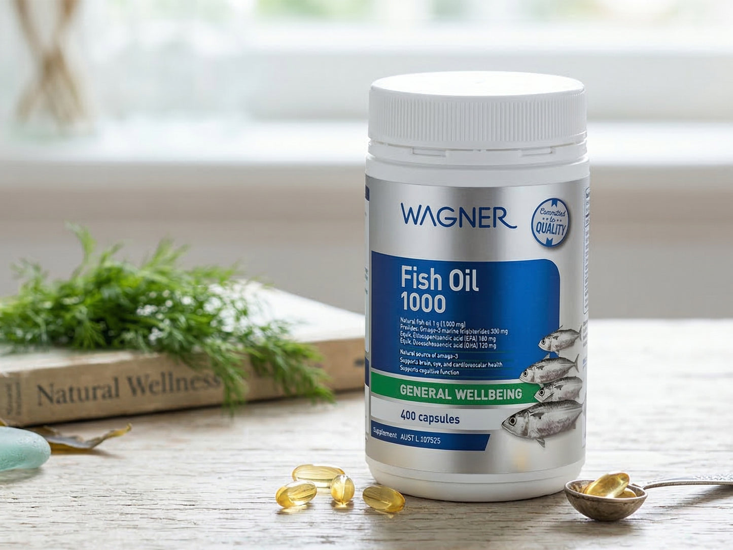 Buy Original Wagner Fish Oil 1000 Capsules 400 in Sri Lanka